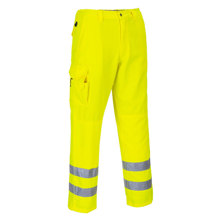 Portwest E046 Hi Vis Combat Trousers 1#colour_yellow