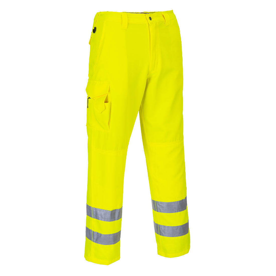 Portwest E046 Hi Vis Combat Trousers 1#colour_yellow