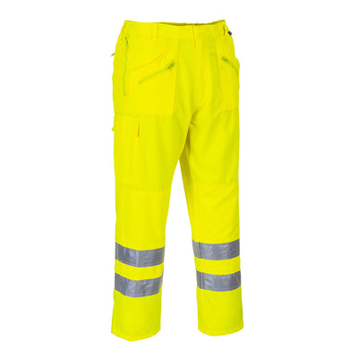 Portwest E061 Hi Vis Action Trousers 1#colour_yellow