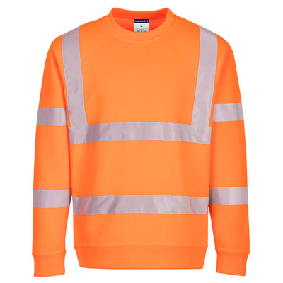 Portwest EC13 Eco Hi-Vis Sweatshirt 1#colour_orange