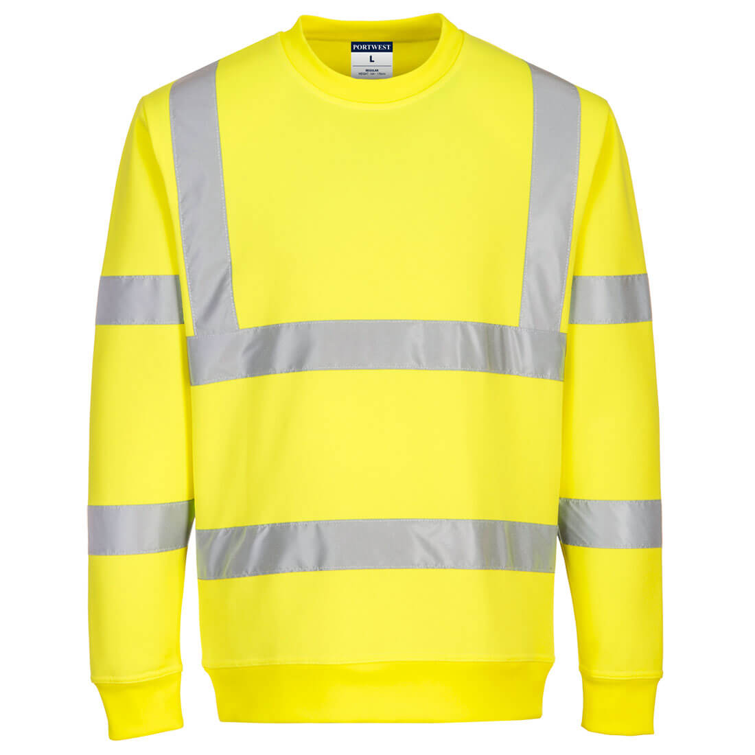 Portwest EC13 Eco Hi-Vis Sweatshirt 1#colour_yellow