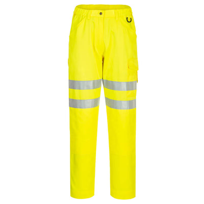 Portwest EC40 Eco Hi Vis Trousers 1#colour_yellow