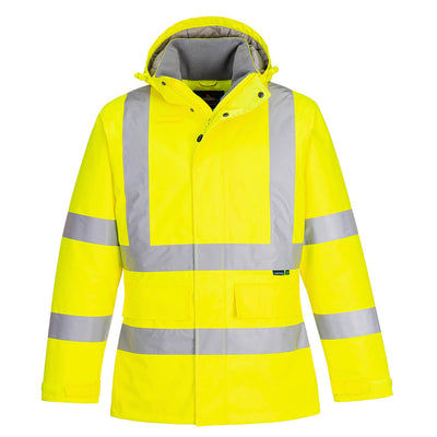 Portwest EC60 Eco Hi-Vis Winter Jacket 1#colour_yellow
