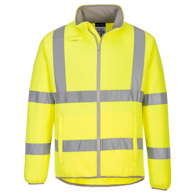 Portwest EC70 Eco Hi-Vis Fleece Jacket 1#colour_yellow