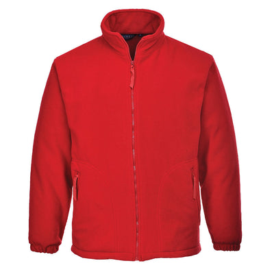 Portwest F205 Aran Fleece Jacket 1#colour_red