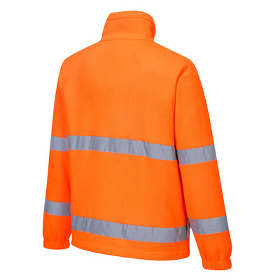 Portwest F250 Hi Vis Essential Fleece 1#colour_orange 2#colour_orange 3#colour_orange