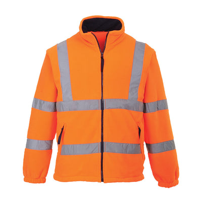 Portwest F300 Hi Vis Mesh Lined Fleece 1#colour_orange