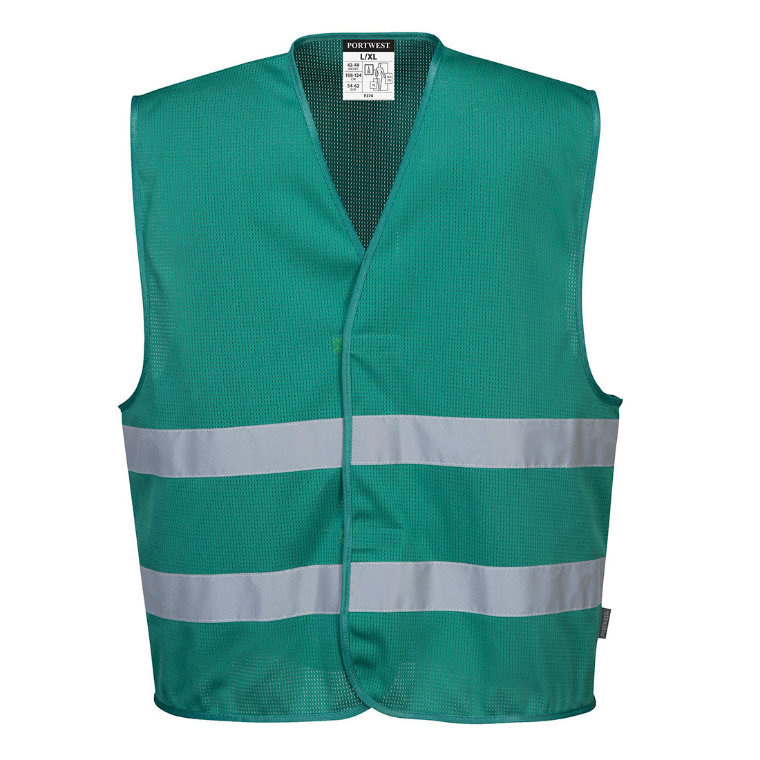 Portwest F374 MeshAir Iona Vest 1#colour_bottle-green