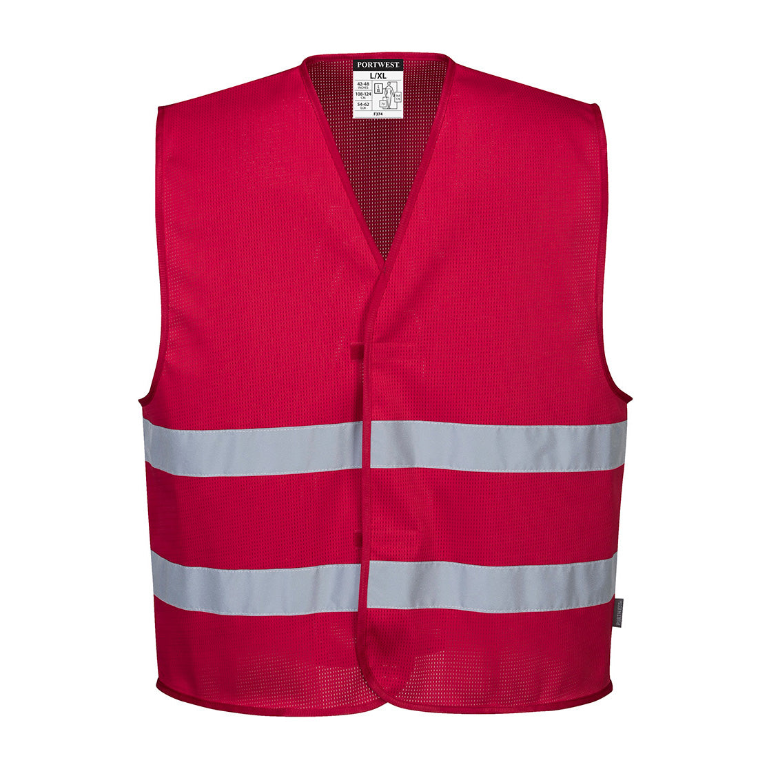 Portwest F374 MeshAir Iona Vest 1#colour_red
