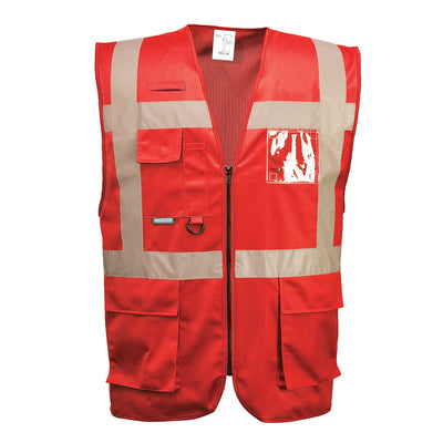 Portwest F476 Iona Executive Vest 1#colour_red