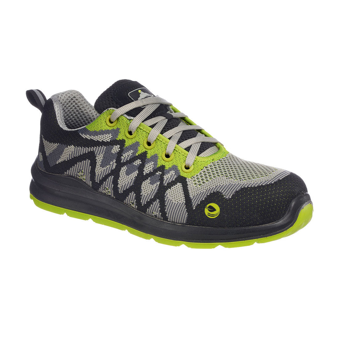 Portwest FC08 Portwest Compositelite Eco Safety Trainers S1P 1#colour_black-yellow