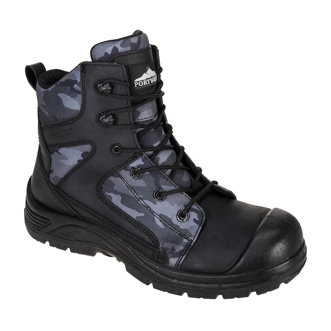 Portwest FC56 Compositelite Camo Strike Boots S3 WR 1#colour_black