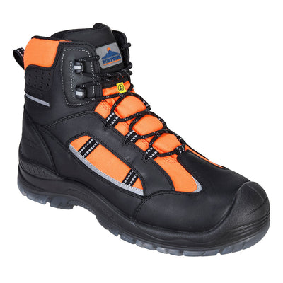 Portwest FC59 Compositelite Retroglo Hi Vis Boots S3 WR ESD 1#colour_orange