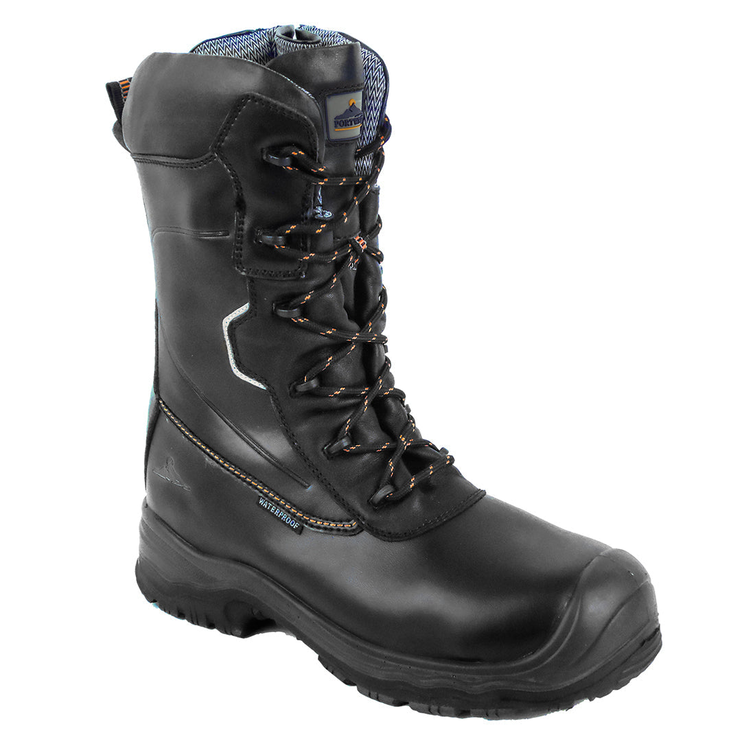 Portwest FD01 Compositelite Traction 10 inch (25cm) Safety Boots S3 HRO CI WR 1#colour_black