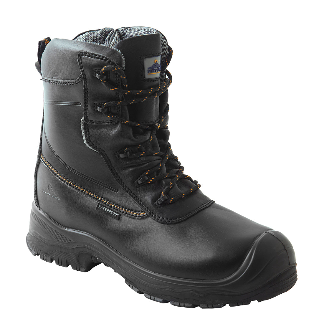 Portwest FD02 Compositelite Traction 7 inch (18cm) Safety Boots S3 HRO CI WR 1#colour_black