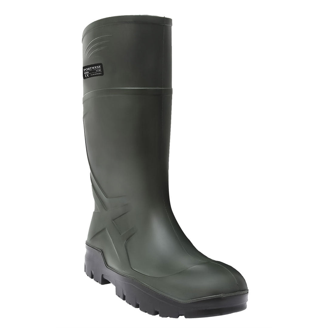 Portwest FD90 PU Non Safety Wellies O4 CI FO 1#colour_green 2#colour_green