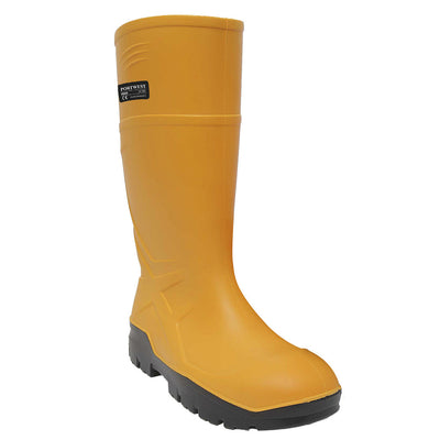 Portwest FD95 PU Safety Wellies S5 CI FO 1#colour_yellow 2#colour_yellow