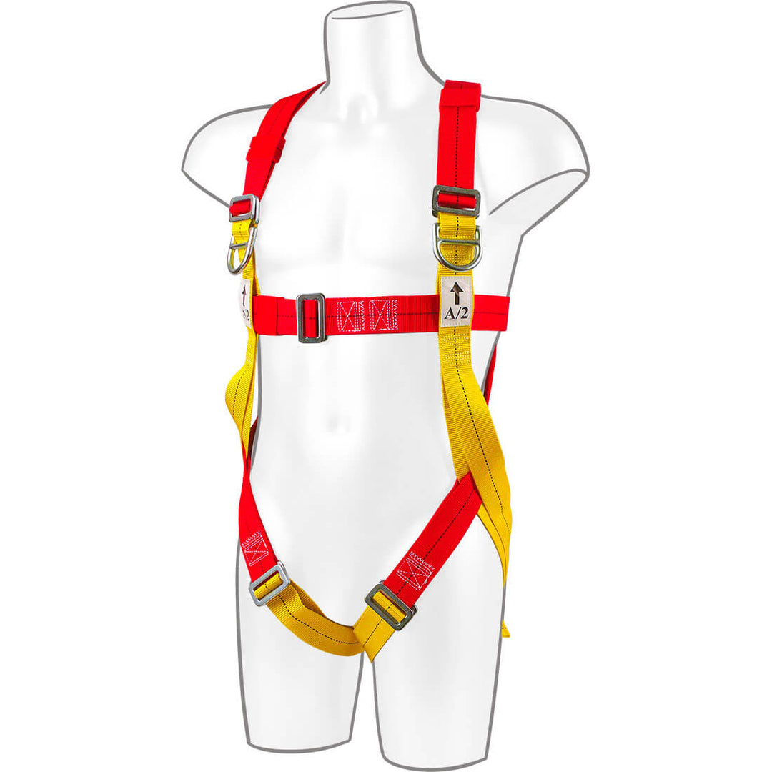 Portwest FP10 2 Point Plus Harness 1#colour_red