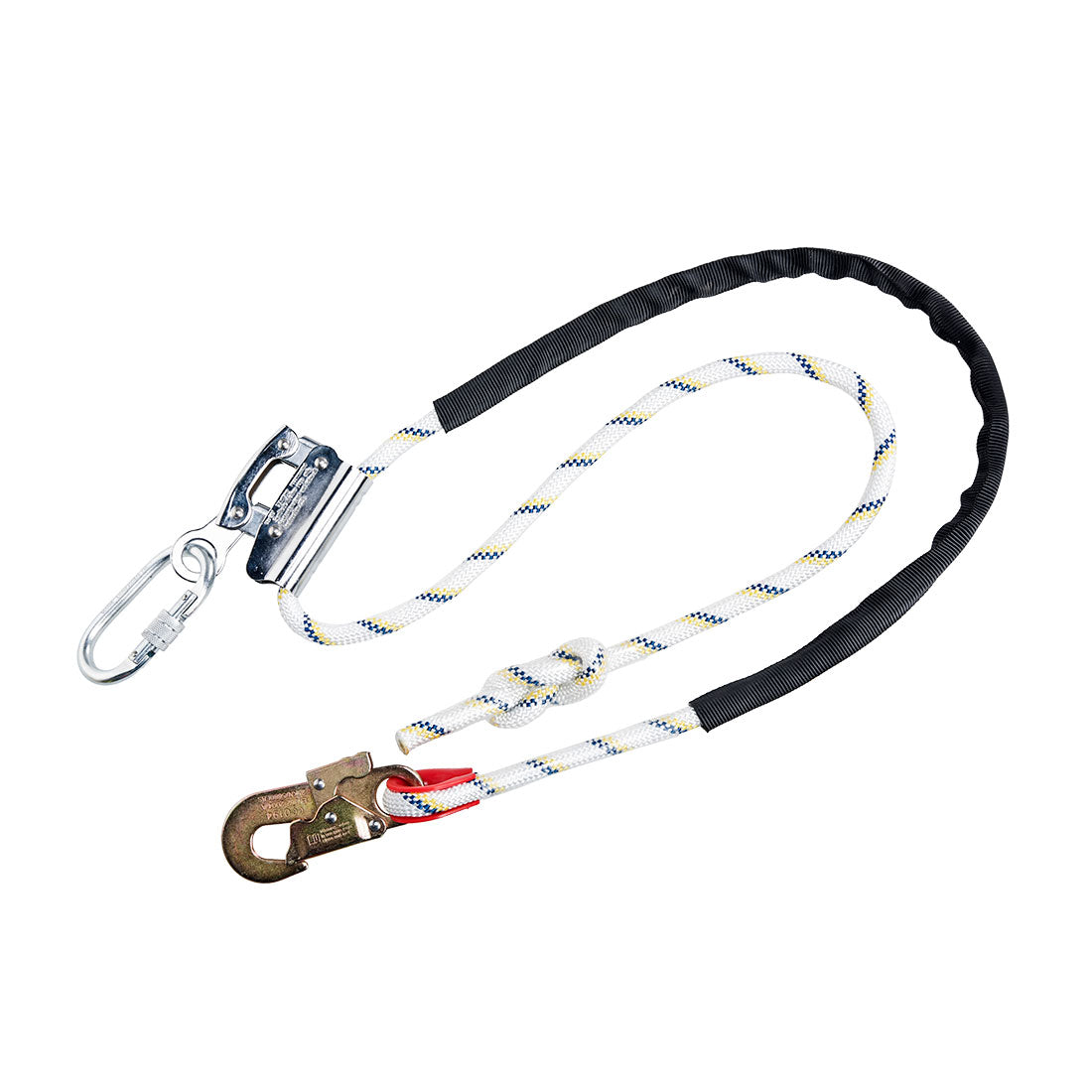 Portwest FP26 Work Positioning Lanyard with Grip Adjuster 1#colour_white