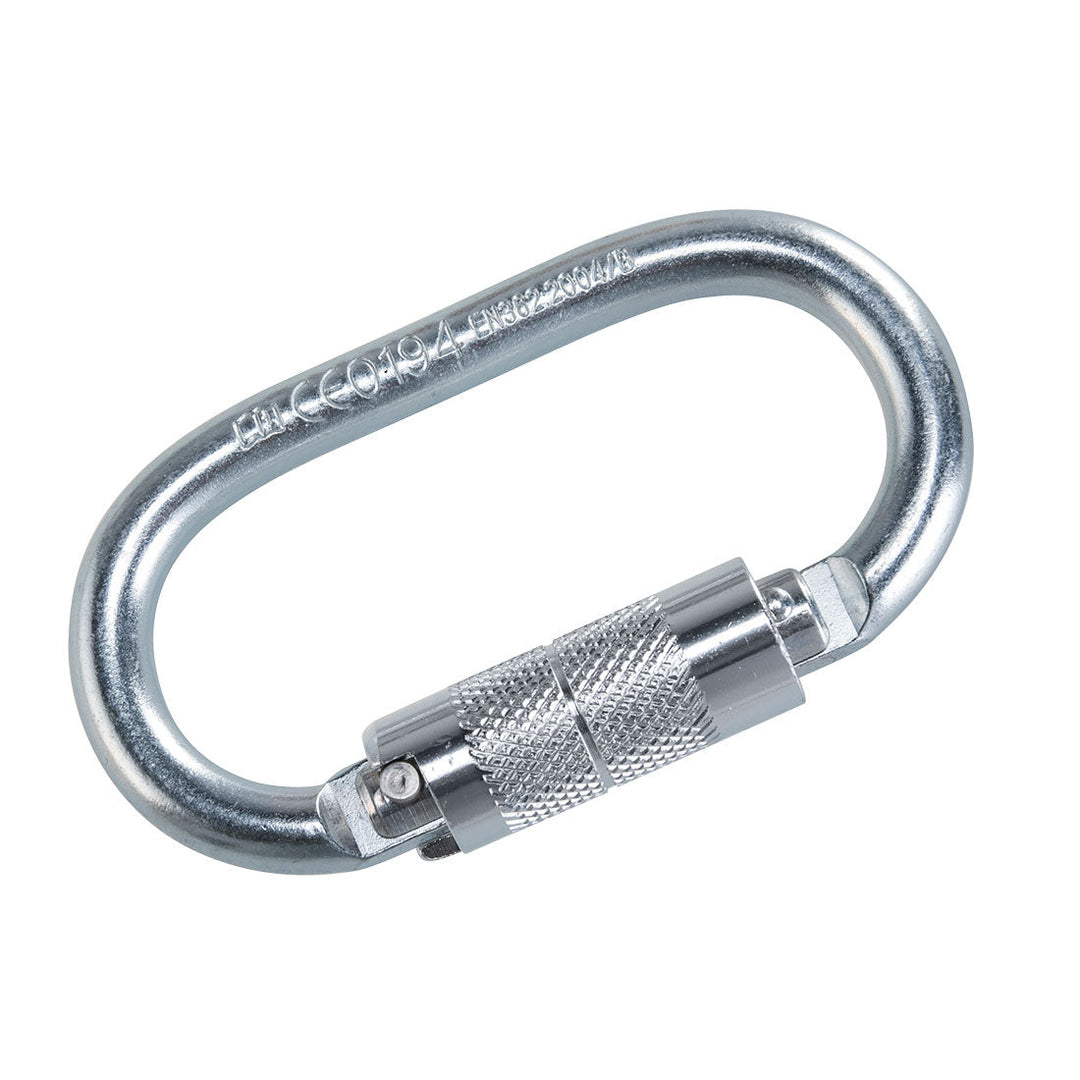 Portwest FP33 Twist Lock Carabiner 1#colour_silver