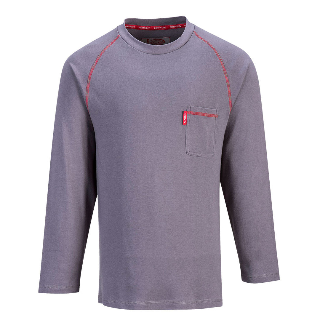 Portwest FR01 Bizflame FR Crew Neck Sweater 1#colour_grey