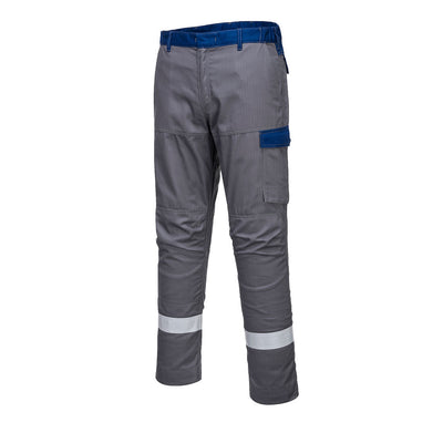 Portwest FR06 Bizflame Ultra Two-Tone Flame Retardant Trousers 1#colour_grey 2#colour_grey