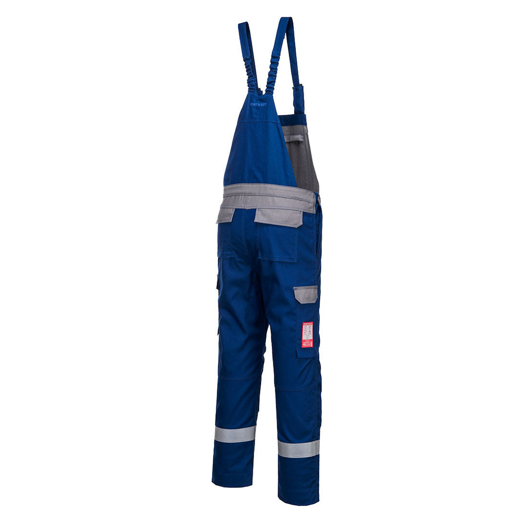 Portwest FR07 Bizflame Ultra Two-Tone Flame Retardant Bib & Brace 1#colour_royal-blue 2#colour_royal-blue 3#colour_royal-blue