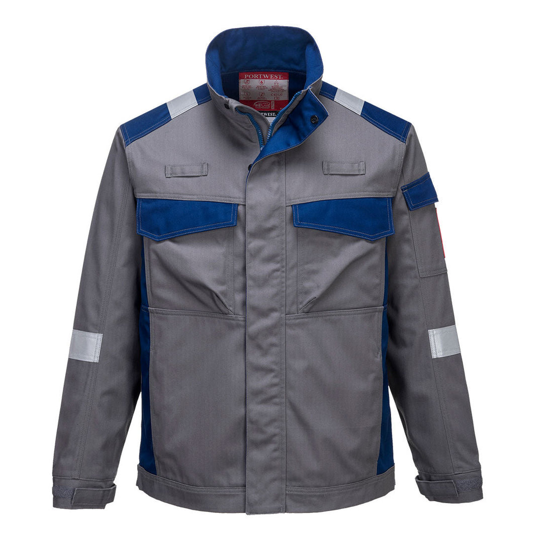 Portwest FR08 Bizflame Ultra Two-Tone Flame Retardant Jacket 1#colour_grey