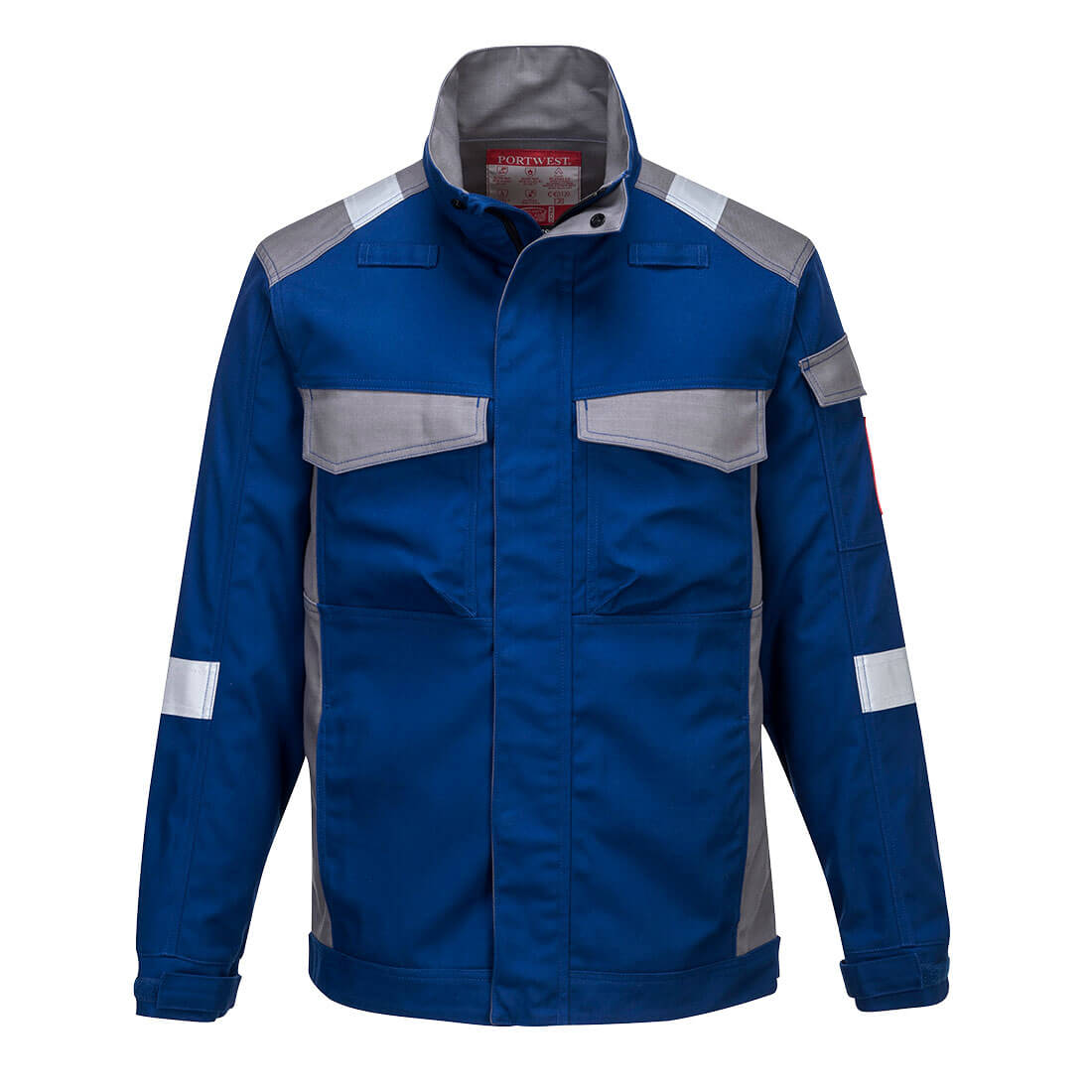 Portwest FR08 Bizflame Ultra Two-Tone Flame Retardant Jacket 1#colour_royal-blue