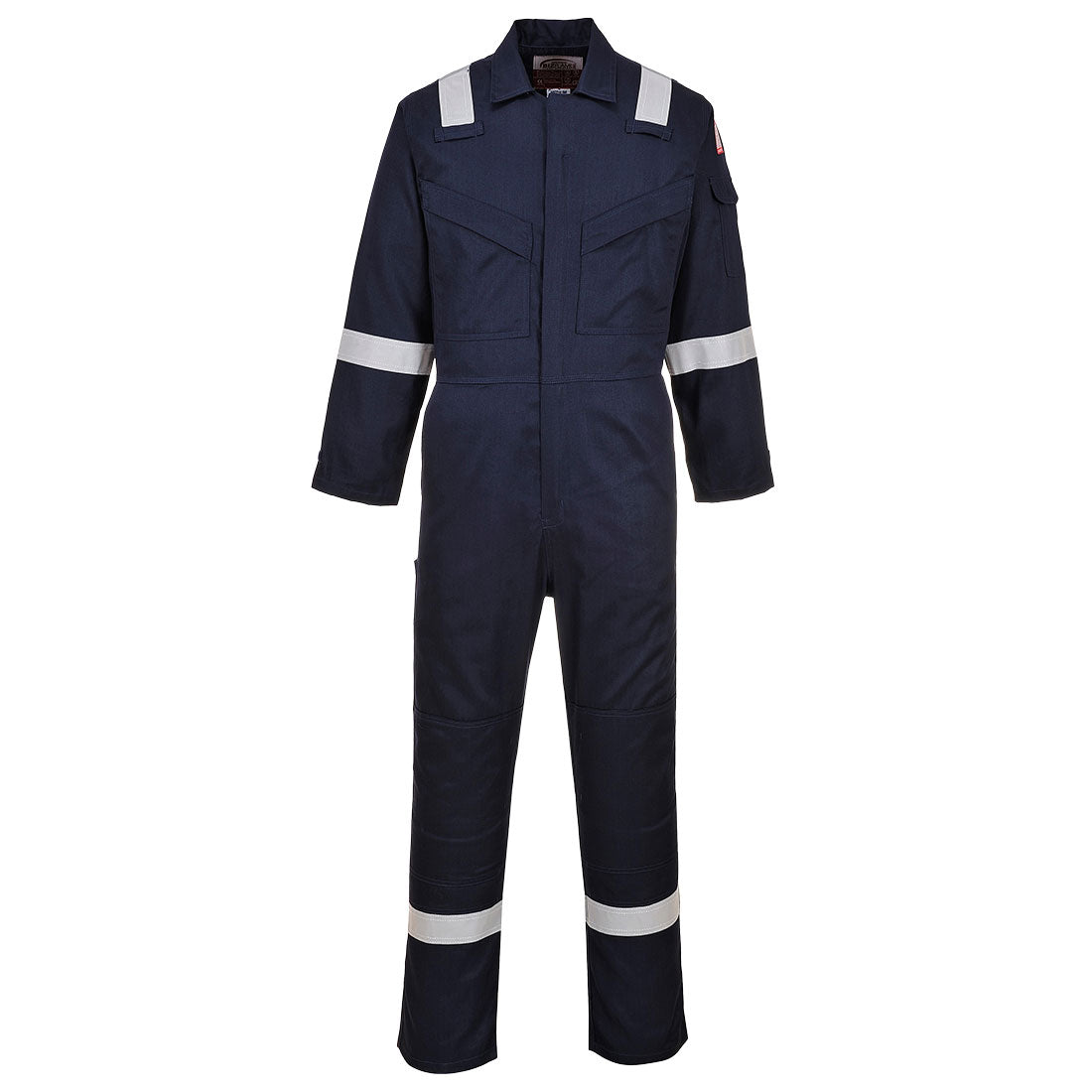 Portwest FR21 Flame Resistant Super Light Weight Anti-Static Coveralls 210g 1#colour_navy
