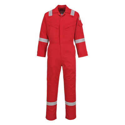 Portwest FR21 Flame Resistant Super Light Weight Anti-Static Coveralls 210g 1#colour_red