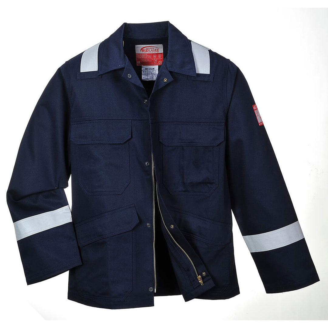 Portwest FR25 Bizflame Plus Flame Retardant Jacket 1#colour_navy 2#colour_navy