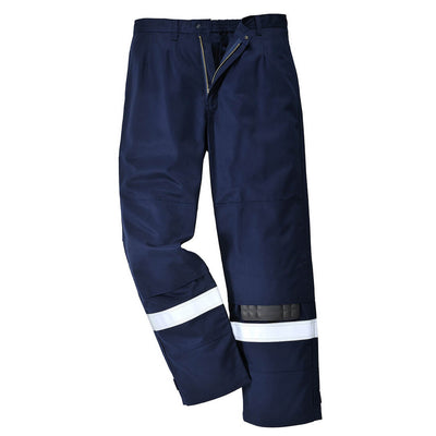 Portwest FR26 Bizflame Plus Flame Retardant Trousers 1#colour_navy 2#colour_navy