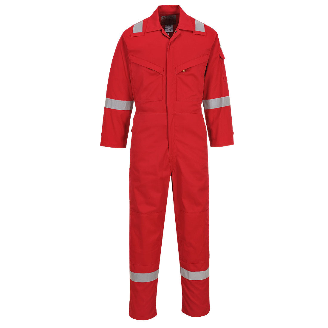 Portwest FR28 Flame Resistant Light Weight Anti-Static Coveralls 280g 1#colour_red