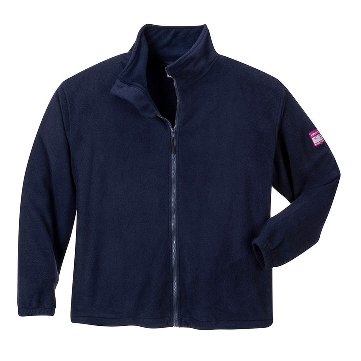 Portwest FR30 Flame Resistant Anti Static Fleece 1#colour_navy 2#colour_navy