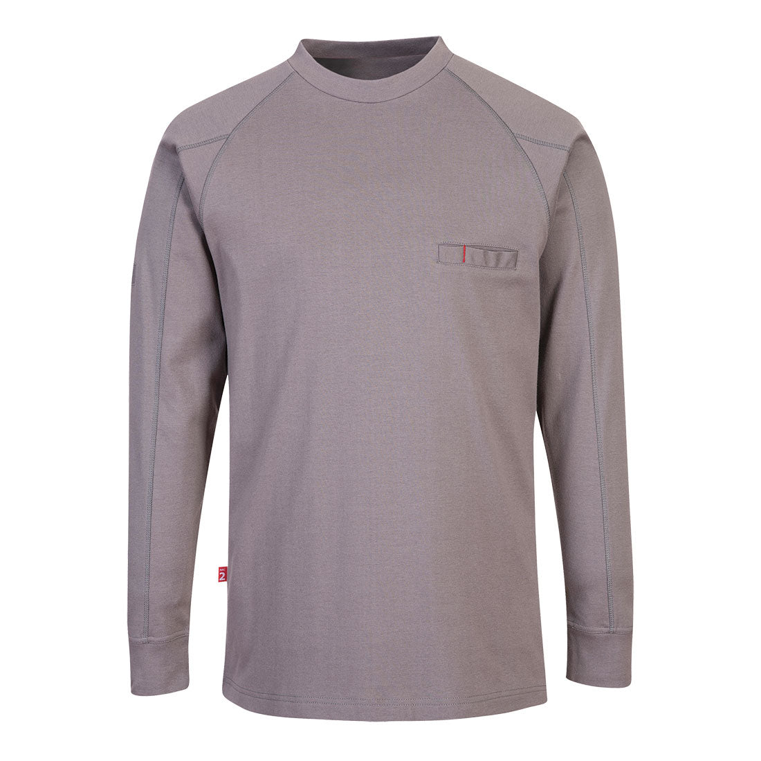 Portwest FR33 FR Anti-Static Crew Neck Sweatshirt 1#colour_grey