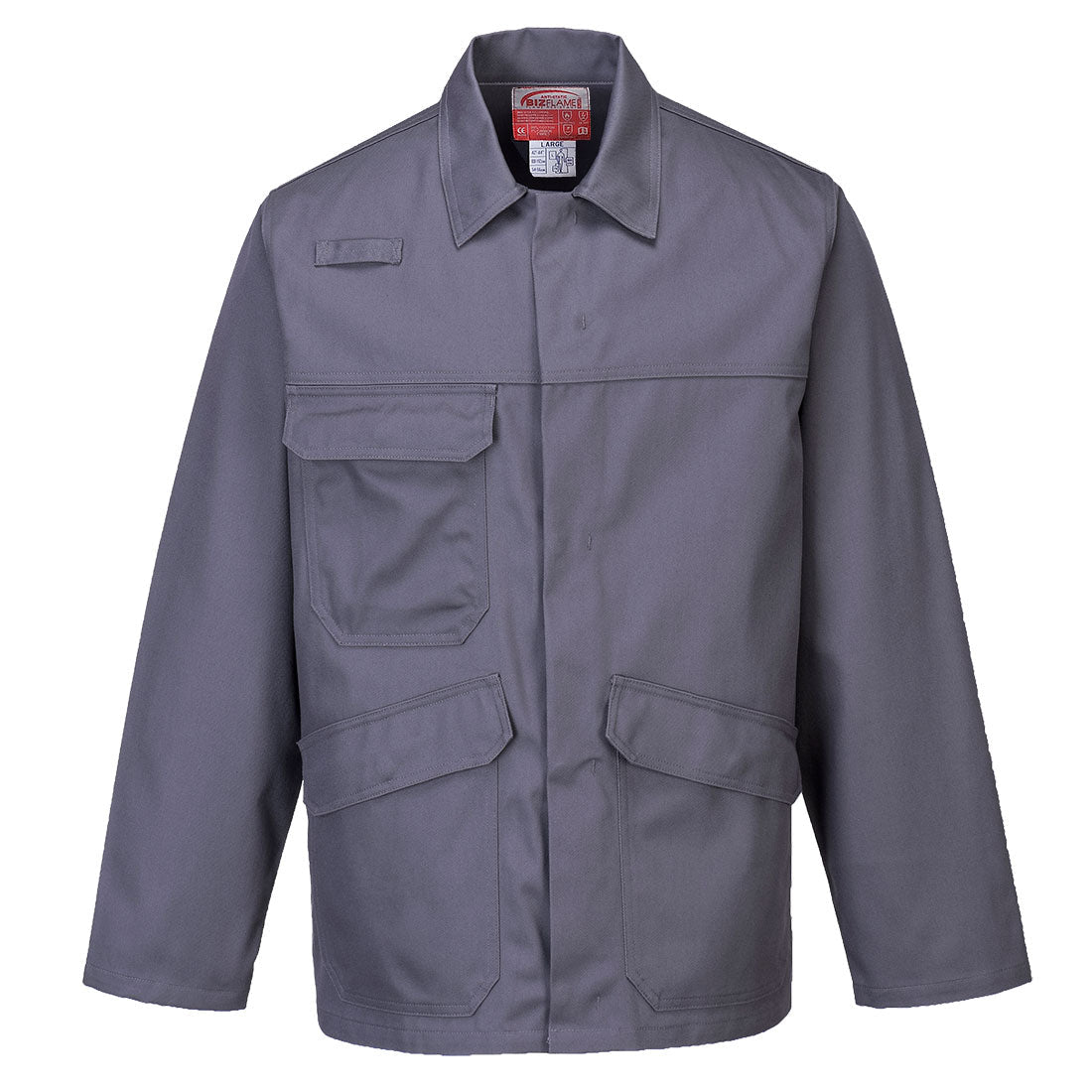 Portwest FR35 Bizflame Pro Flame Retardant Jacket 1#colour_grey