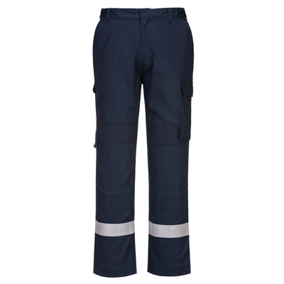 Portwest FR401 Bizflame Plus Lightweight Stretch Panelled Trousers 1#colour_navy