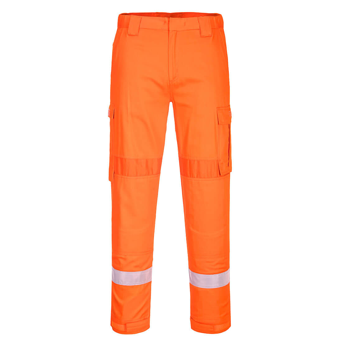 Portwest FR401 Bizflame Plus Lightweight Stretch Panelled Trousers 1#colour_orange