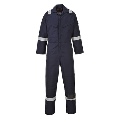 Portwest FR50 Flame Resistant Anti-Static Coveralls 350g 1#colour_navy