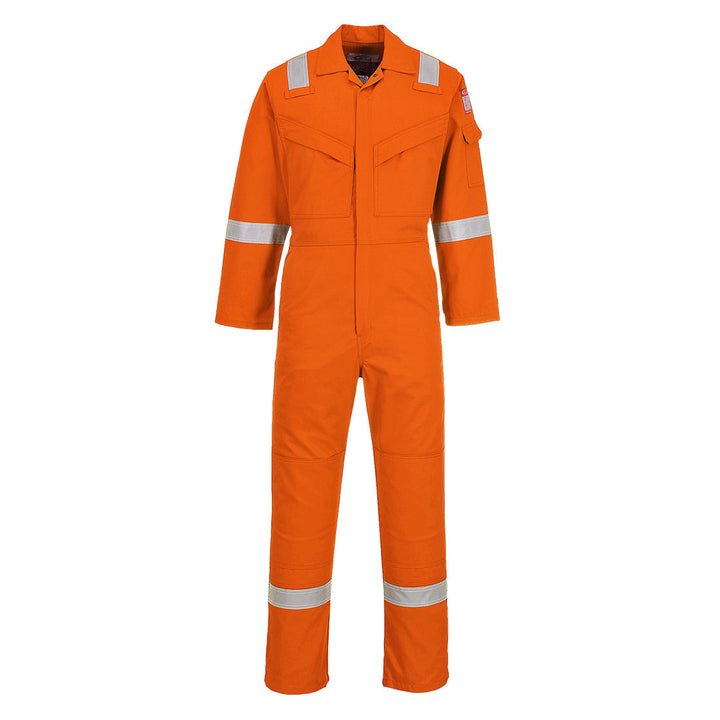 Portwest FR50 Flame Resistant Anti-Static Coveralls 350g 1#colour_orange