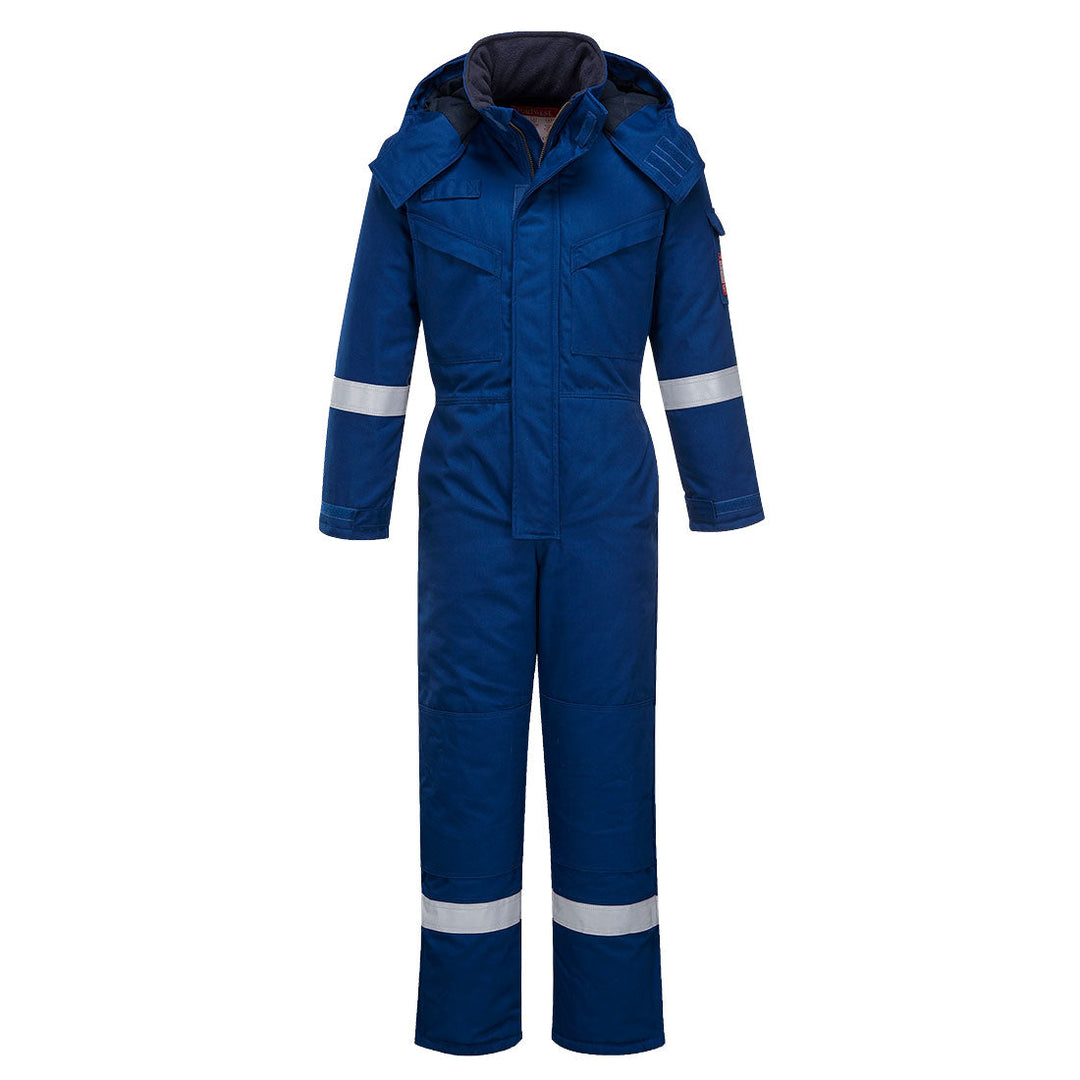 Portwest FR53 FR Anti-Static Flame Retardant Winter Coveralls 1#colour_royal-blue