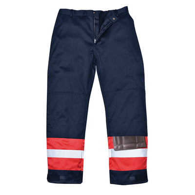 Portwest FR56 Bizflame Plus Flame Retardant Trousers 1#colour_navy