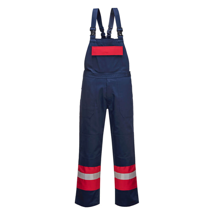 Portwest FR57 Bizflame Plus Flame Retardant Bib and Brace 1#colour_navy