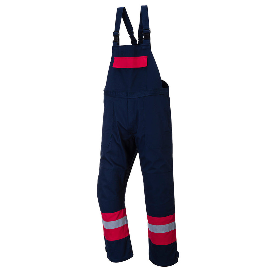 Portwest FR57 Bizflame Plus Flame Retardant Bib and Brace 1#colour_navy 2#colour_navy