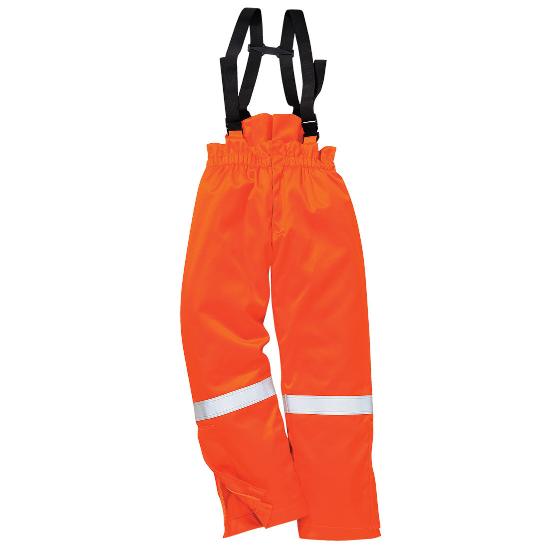 Portwest FR58 FR Anti-Static Winter Salopettes 1#colour_orange 2#colour_orange