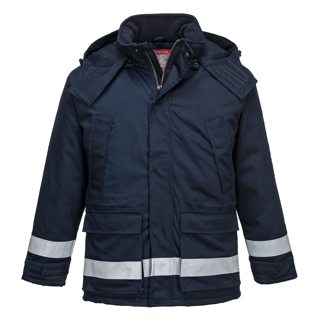 Portwest FR59 FR Anti-Static Winter Jacket 1#colour_navy