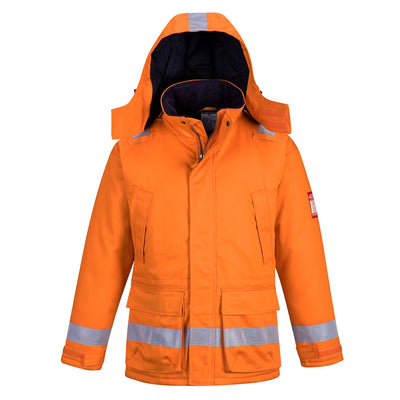 Portwest FR59 FR Anti-Static Winter Jacket 1#colour_orange
