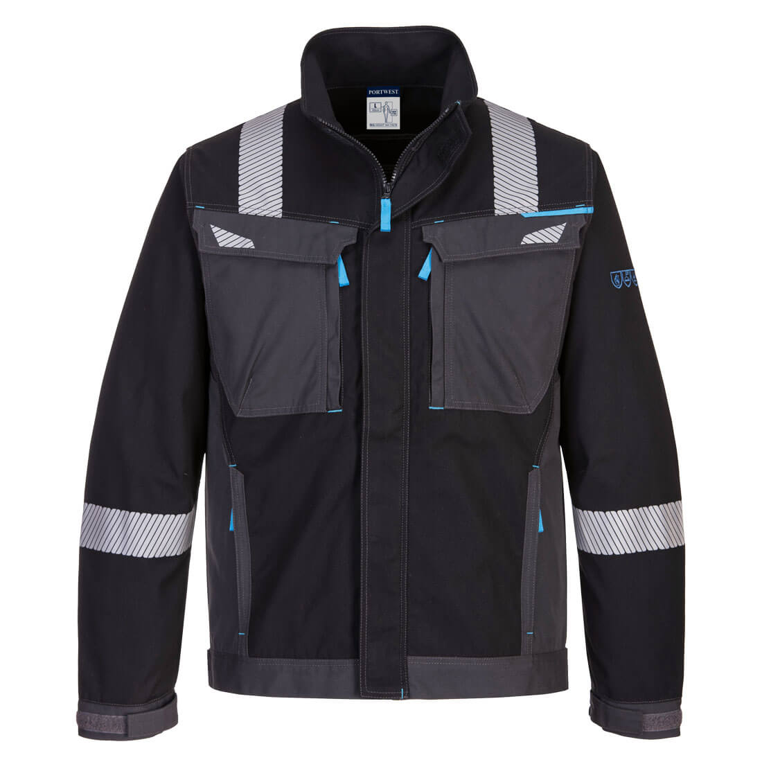 Portwest FR602 WX3 Flame Retardant Work Jacket 1#colour_black