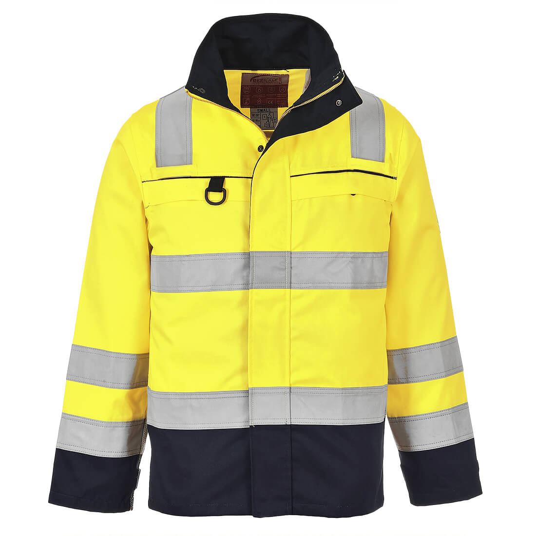 Portwest FR61 Hi Vis Multi-Protective Flame Retardant Jacket 1#colour_yellow-navy